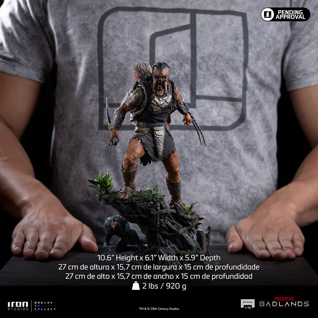 Pre-Order - Statue Predator Dek & Thia - Predator: Badlands - Art Scale 1/10 - Iron Studios