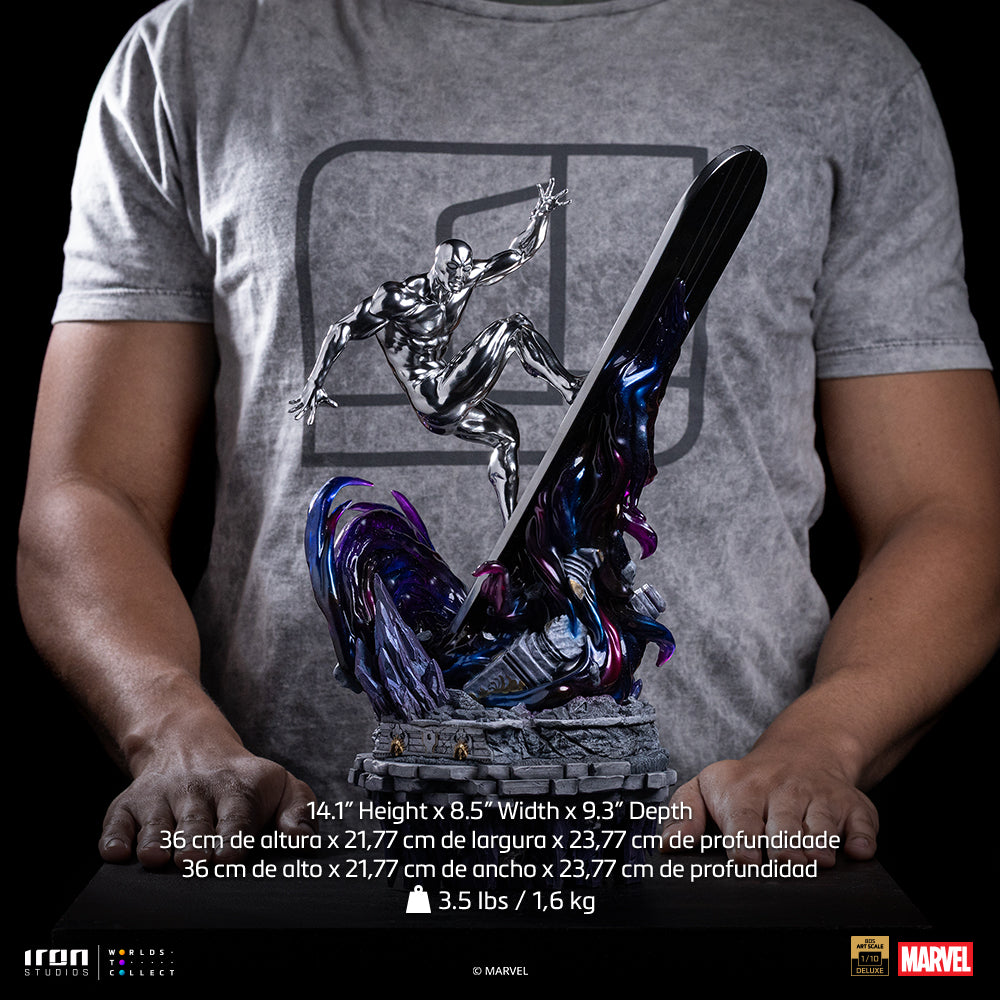 Pre-Order - Statue Silver Surfer Deluxe - Infinity Gauntlet Diorama -BDS Art Scale 1/10 - Iron Studios