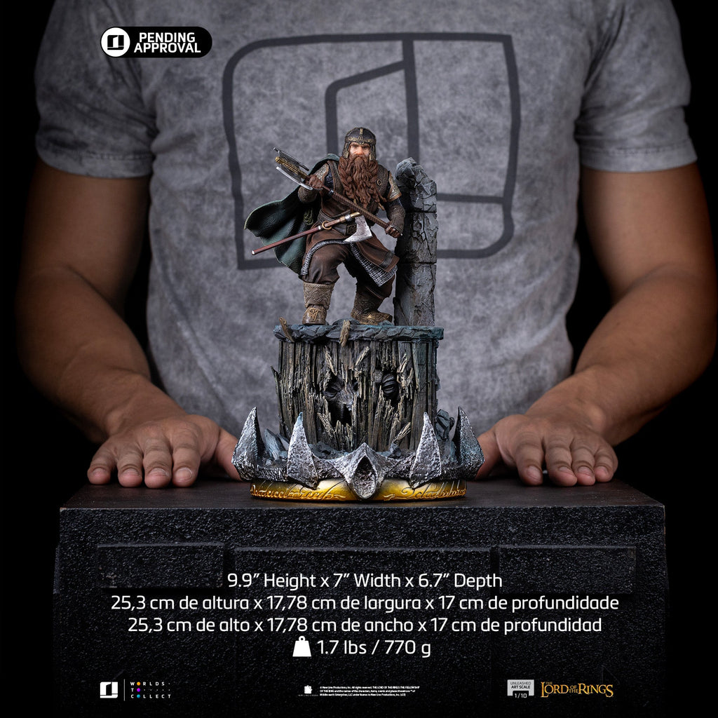 Pre-Order - Statue Gimli Unleashed - The Lord of the Rings - Art Scale 1/10 - Iron Studios
