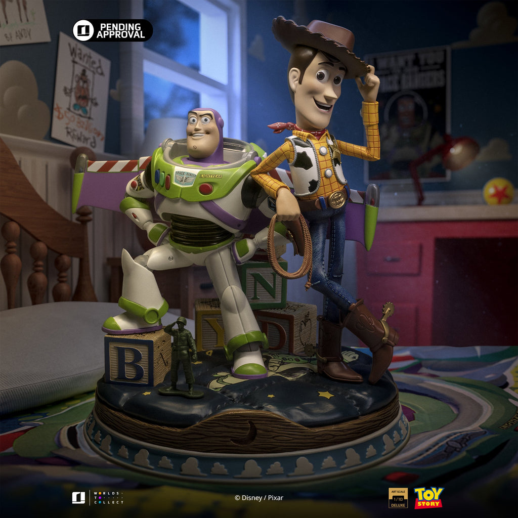 Statue Buzz & Woody - Toy Story - Deluxe Art Scale 1/10 - Iron Studios