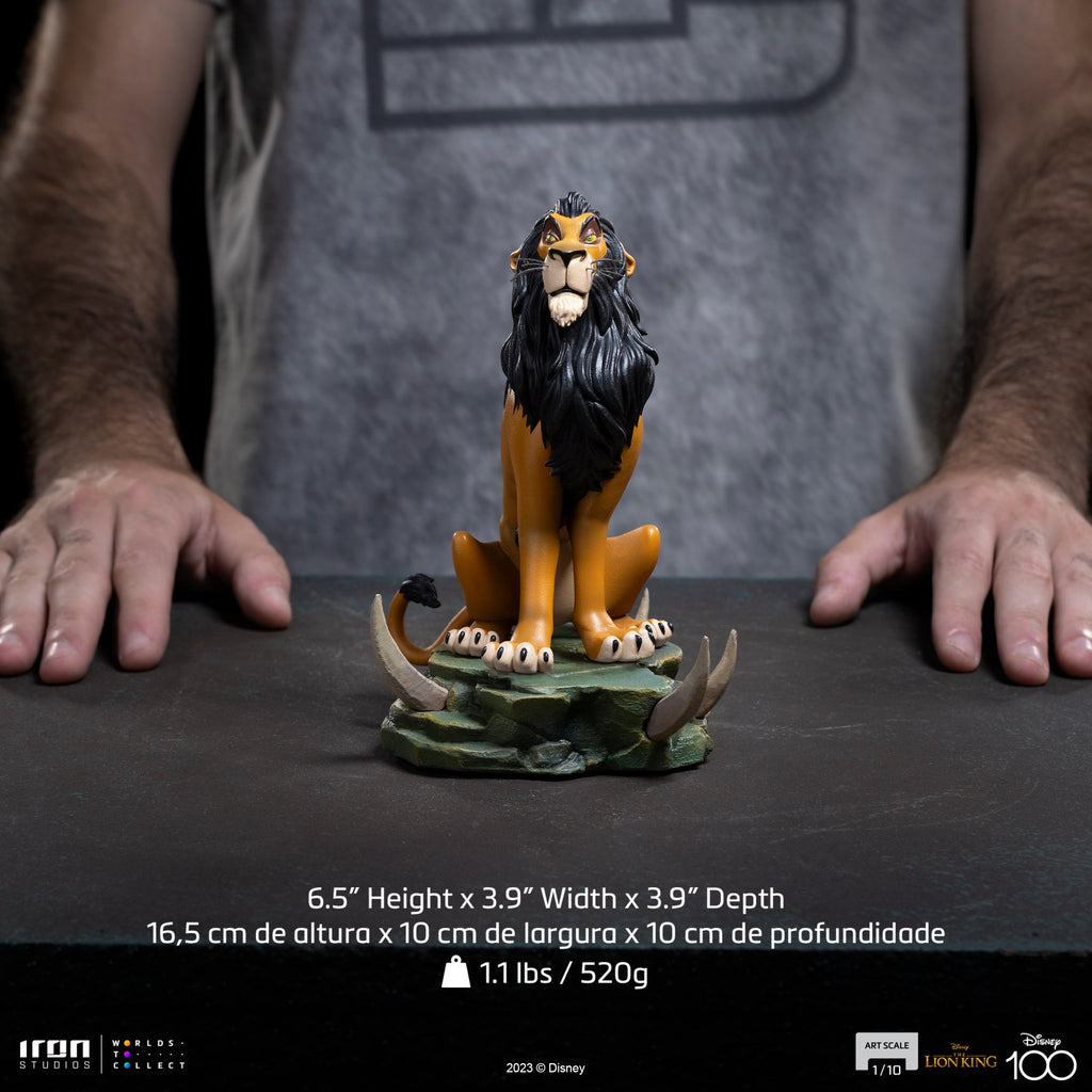 Statue Scar - Disney 100th - The Lion King - Art Scale 1/10 - Iron Studios