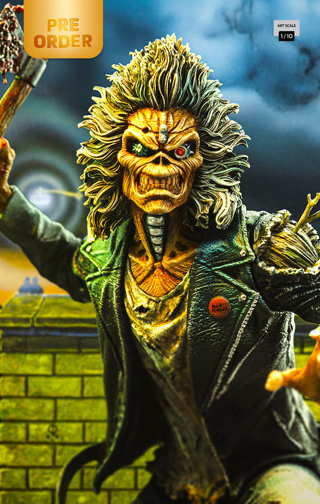 Pre-Order - Statue Eddie (50th Year Anniversary) - Iron Maiden - Art Scale 1/10 - Iron Studios
