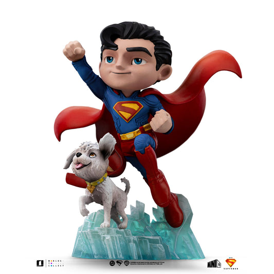Statue Superman and Krypto - Superman - MiniCo - Iron Studios