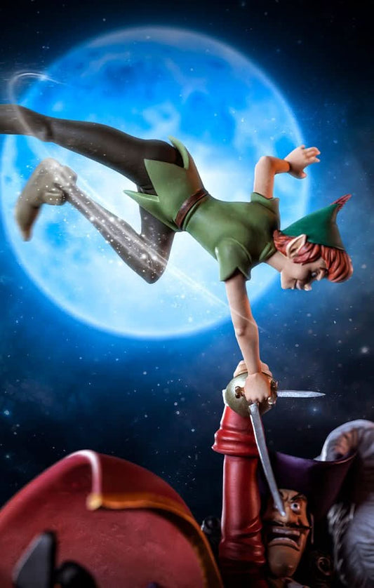 Statue Peter Pan vs Hook - Disney 100th - Peter Pan - Art Scale 1/10 - Iron Studios