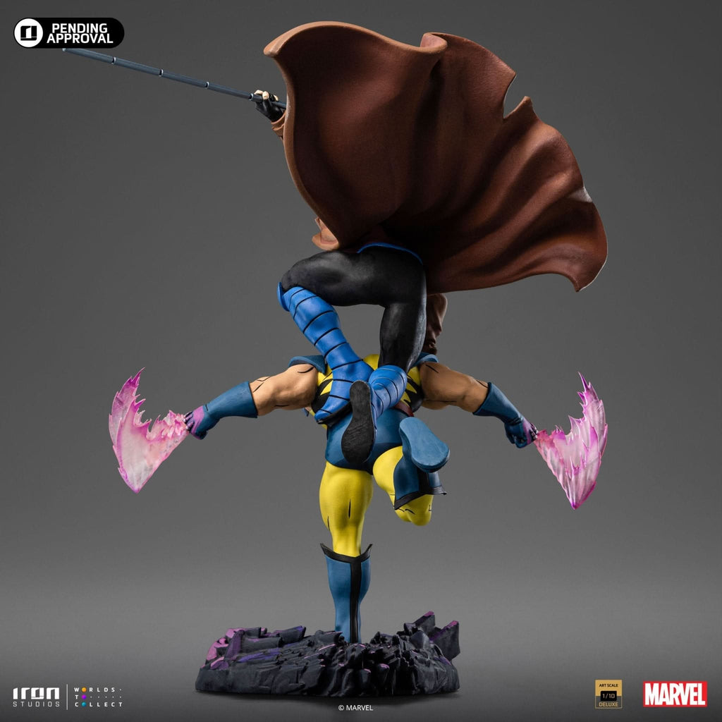 Statue Gambit e Wolverine - X-Men 97 - Art Scale 1/10 - Iron Studios