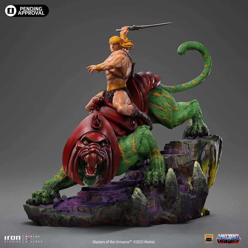 Statue He-Man and Battle Cat - Masters of the Universe - Art Scale 1/10 - Iron Studios