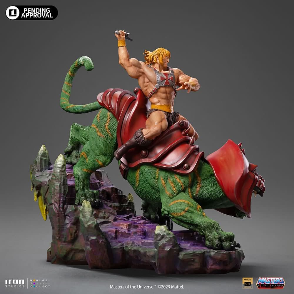 Statue He-Man and Battle Cat - Masters of the Universe - Art Scale 1/10 - Iron Studios