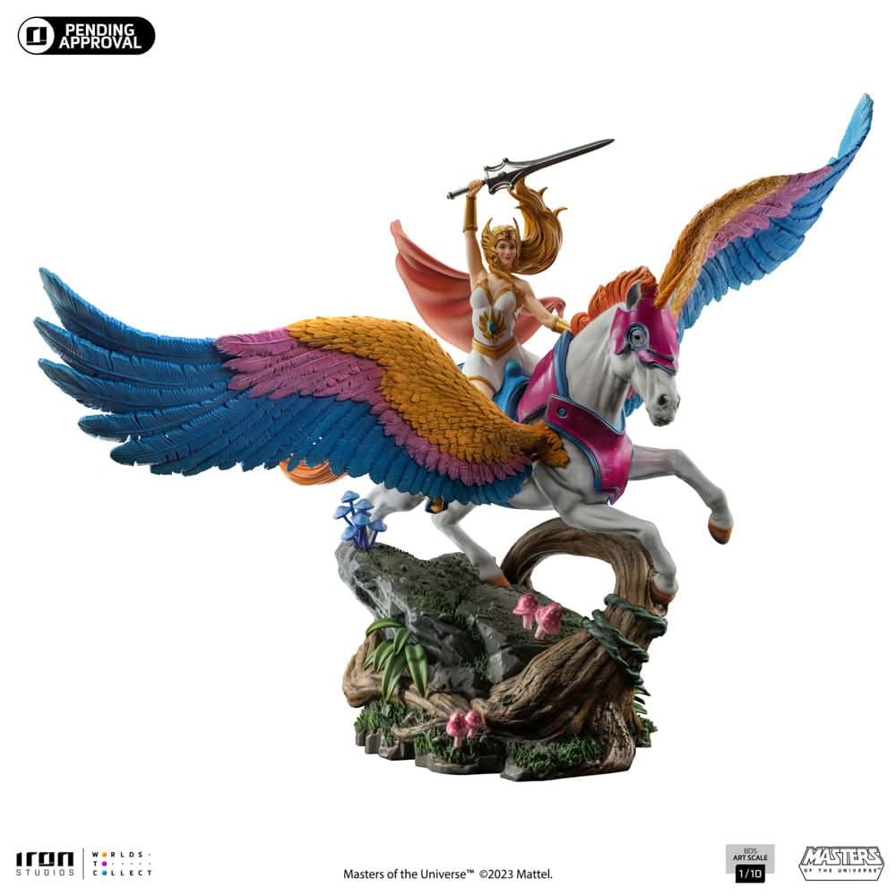 Statue She-Ra and Swift Wind - Masters of the Universe - Art Scale 1/10 - Iron Studios