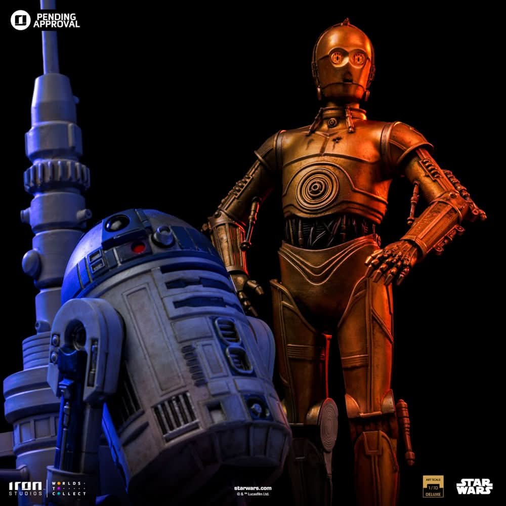 C-3PO and R2-D2 - Star Wars - Art Scale 1/10 - Iron Studios
