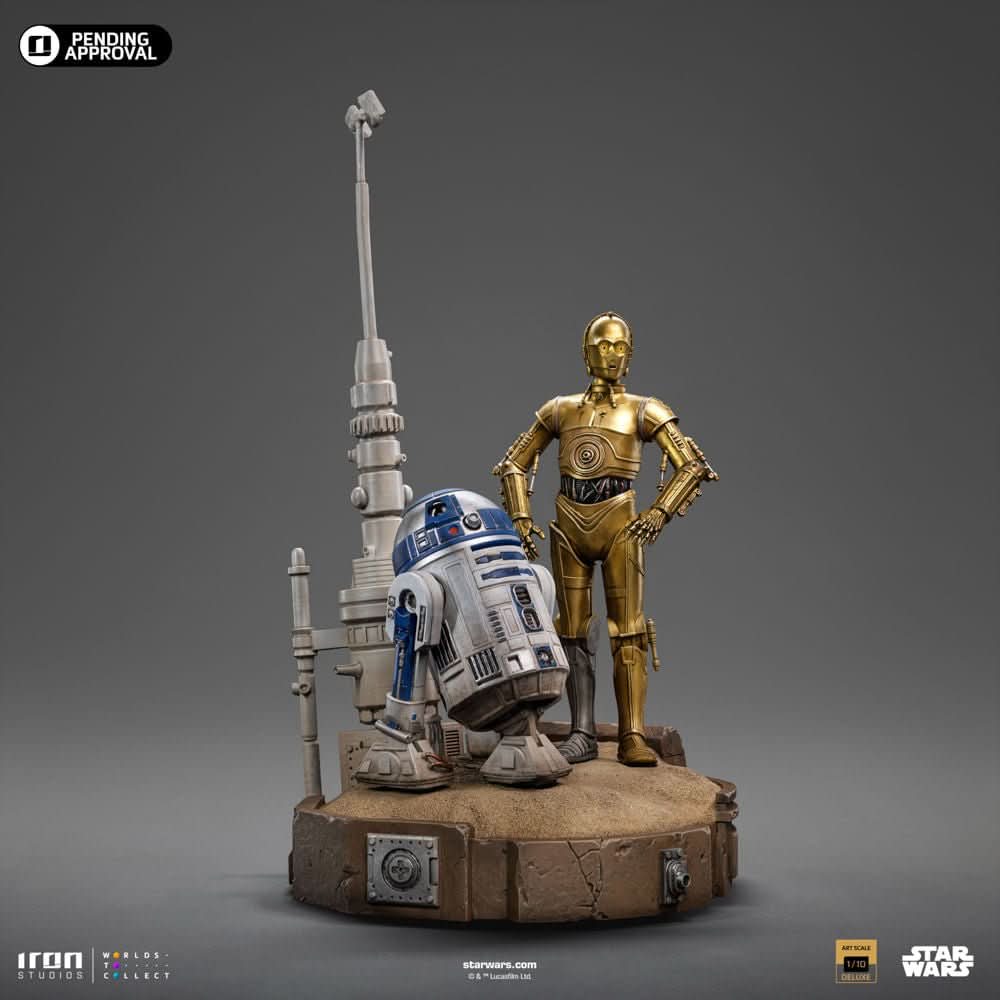 C-3PO and R2-D2 - Star Wars - Art Scale 1/10 - Iron Studios