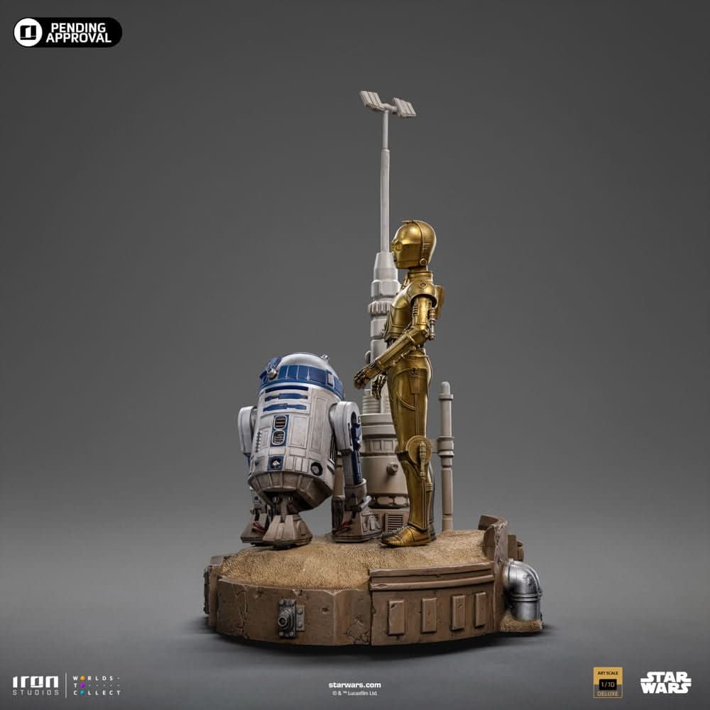 C-3PO and R2-D2 - Star Wars - Art Scale 1/10 - Iron Studios